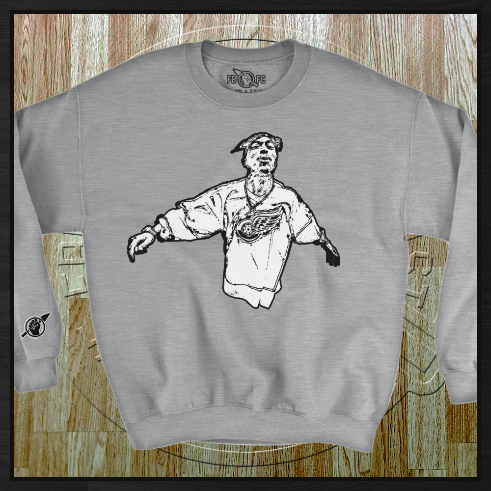 The GTFOMF Crewneck in CarbonGray