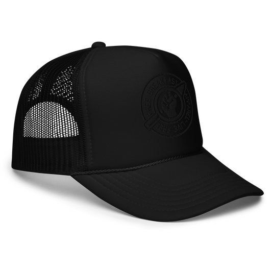 LIVE FREE Foam Trucker in JetBlack