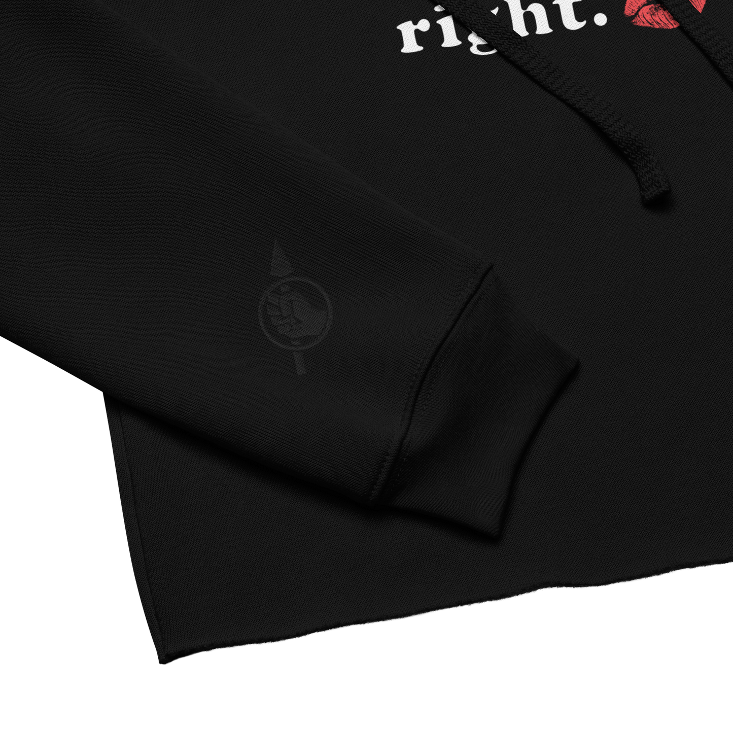 TrEat Her Right Ladies Crop Hoodie