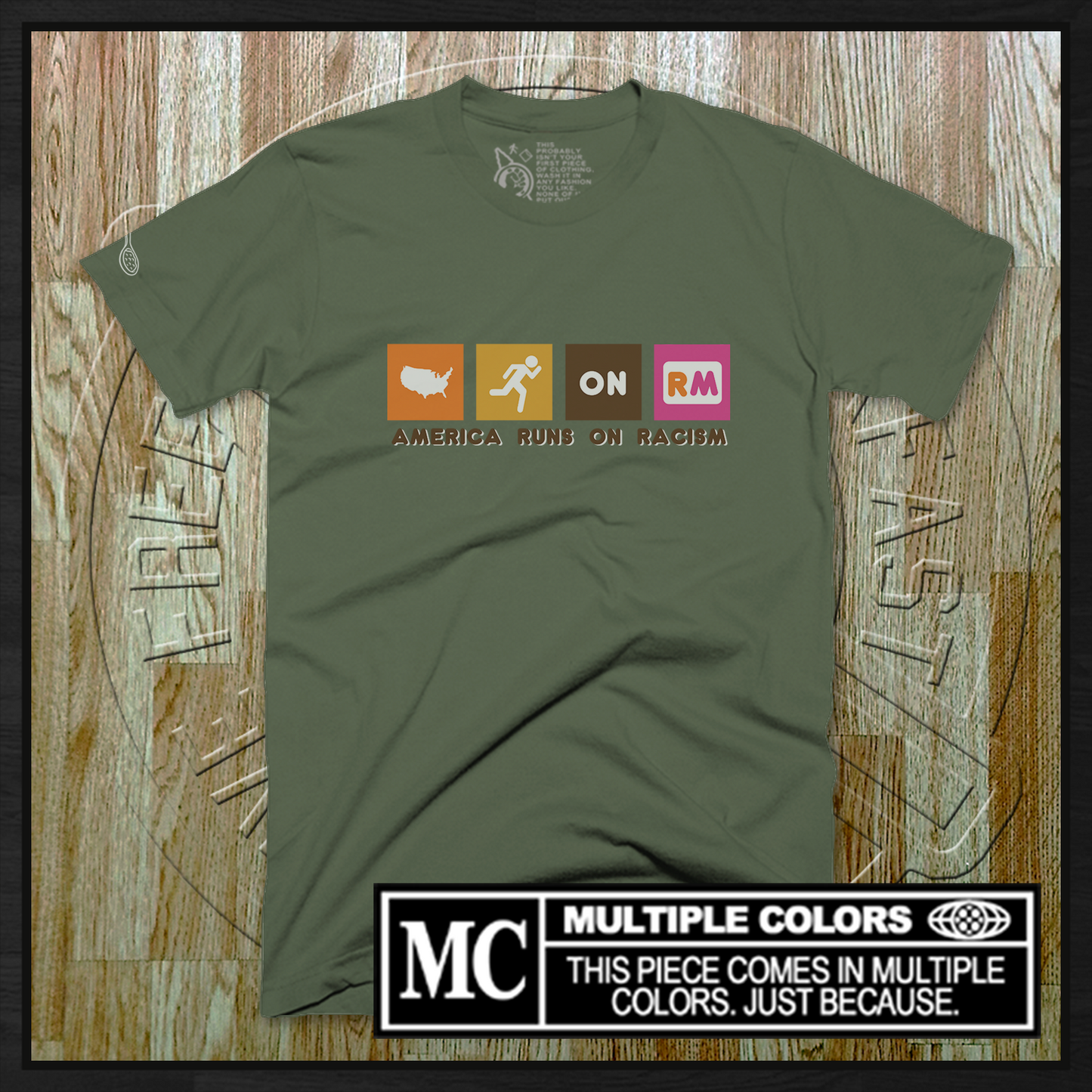 America Runs on Racism MMXXV T-Shirt