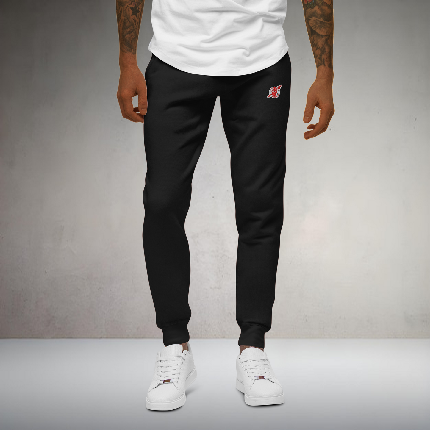 Fist and Spear Joggers in JetBlack