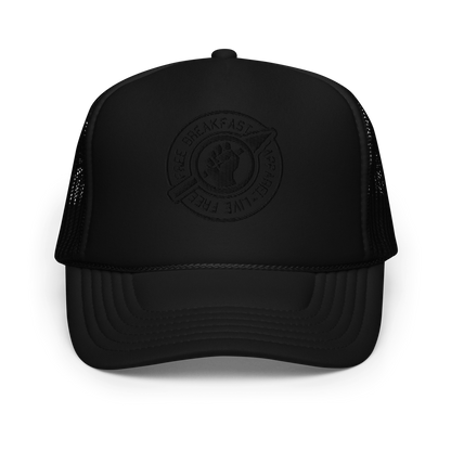 LIVE FREE Foam Trucker in JetBlack