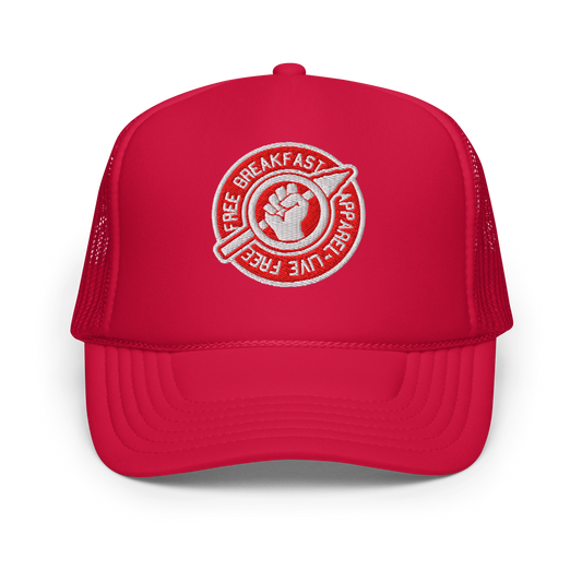 LIVE FREE Foam Trucker in Blood