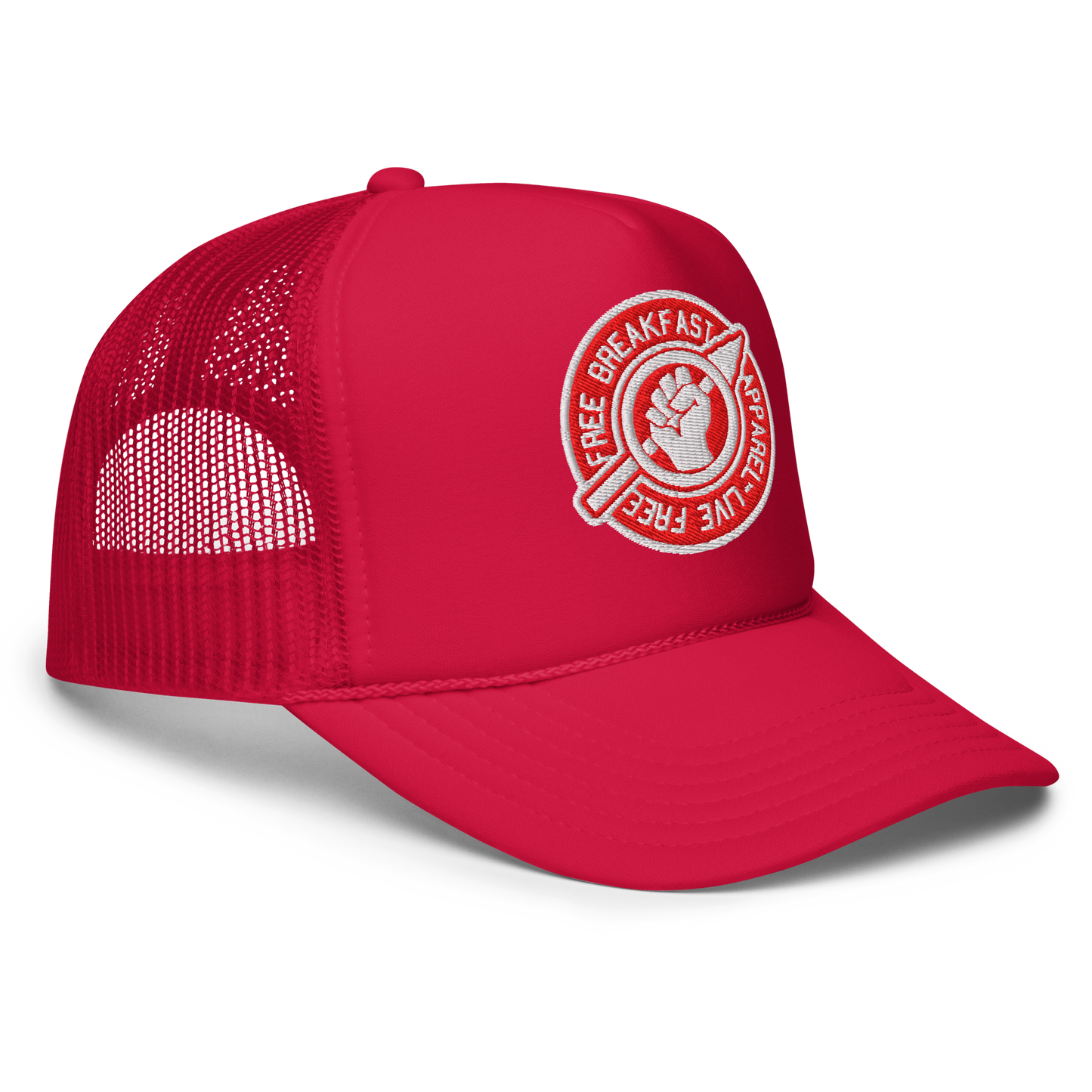 LIVE FREE Foam Trucker in Blood