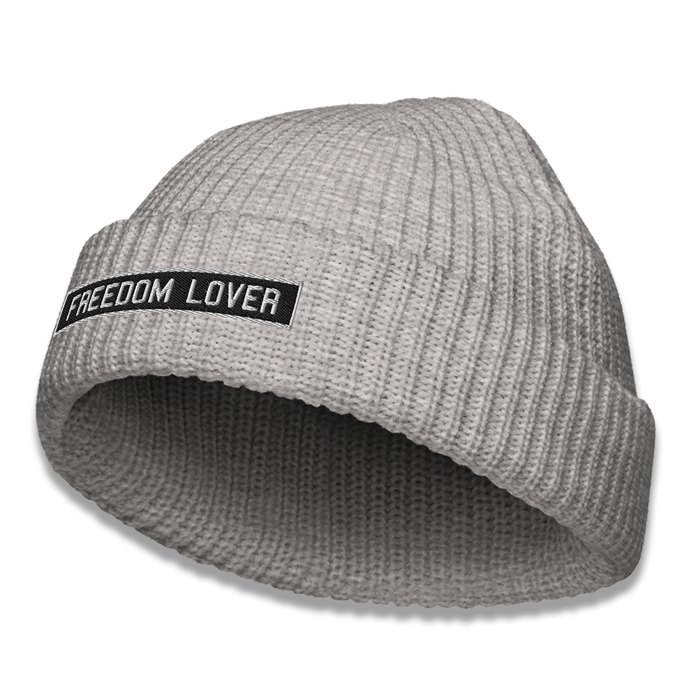 Freedom Lovers Beanie in HeatherGray