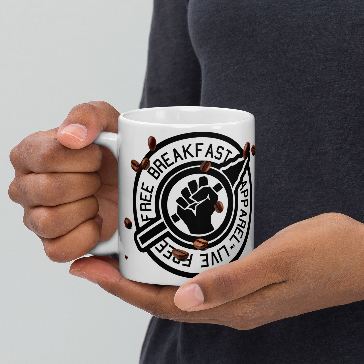 LIVE FREE Logo Mug