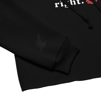 TrEat Her Right Ladies Crop Hoodie