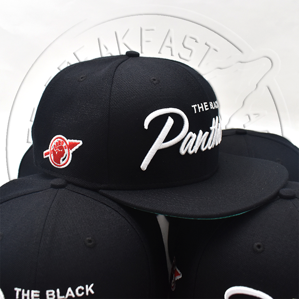The Black Panthers Snapback -  Black Rally Edition - Free Breakfast Apparel