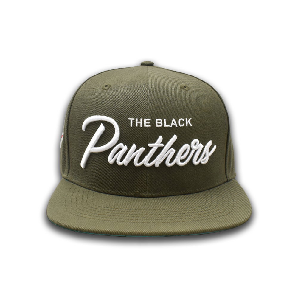 The Black Panthers Snapback - Green Rally Edition - Free Breakfast Apparel