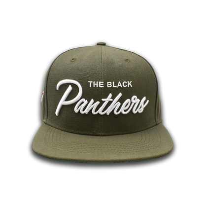 The Black Panthers Snapback - Green Rally Edition - Free Breakfast Apparel