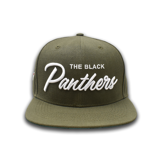 The Black Panthers Snapback - Green Rally Edition - Free Breakfast Apparel