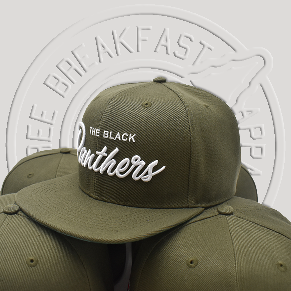 The Black Panthers Snapback - Green Rally Edition - Free Breakfast Apparel